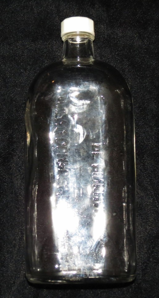 Vintage Empty Spanish Pinkham Medicine Bottle- EUC - $4.90