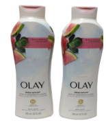 2x Olay Fresh Outlast Body Wash Watermelon &amp; Agave 22 oz Each – NEW - $217.71 MXN