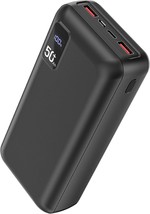 Power Bank 50000mAh 22.5W Fast Charging Portable Charger USB C Quick Charge with - £69.45 GBP