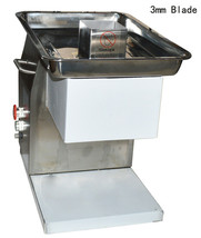 1 Pc 110V Commercial Food-Grade Meat Slicer Cutter Machine with 3mm Blade Newest - £616.47 GBP