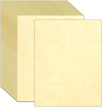 100 Sheets Old Age Parchment Paper, 8.5 X 11 Inch Vintage Printing/Writing Paper - £18.87 GBP