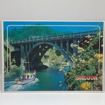 Depot Bay Fishing Boat under Bridge Oregon Vintage Postcard - £5.35 GBP