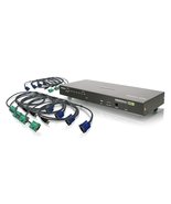IOGEAR 8-Port USB PS/2 Combo VGA KVMP Switch with USB KVM Cables, GCS180... - $7,206.08 MXN