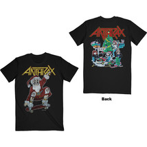 Anthrax Vintage Christmas Official Tee T-Shirt Mens Unisex - £26.89 GBP