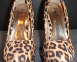 QUPID JERSEY SHORE SNOOKI COSPLAY HALLOWEEN LEOPARD PRINT HEELS SHOES SI... - $24.79