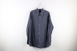Vintage Paul &amp; Shark Yachting Mens 16.5 Spell Out Flannel Button Down Shirt - £31.61 GBP