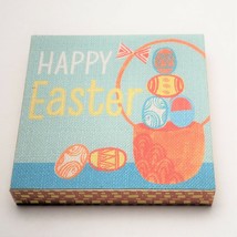 Happy Easter Hanging Plaque Decor Wall Picture- Hallmark Inspirations NEW - $8.10