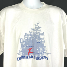 SF Examiner Bay To Breakers Race Vtg T-Shirt size XL Mens 1999 Thud Survived USA - £23.06 GBP