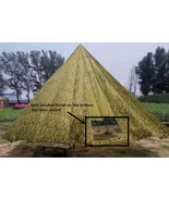 Military Camouflage Army Green Round Diameter 10m /33Ft Parachute Canopy - £190.19 GBP
