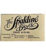 Spalding Bicycles 1894 Advertisement Victorian LB Manufacturing Bikes #5... - €17,30 EUR Spalding Bicycles 1894 Advertisement Victorian LB Manufacturing Bikes #5... - €17,30 EUR