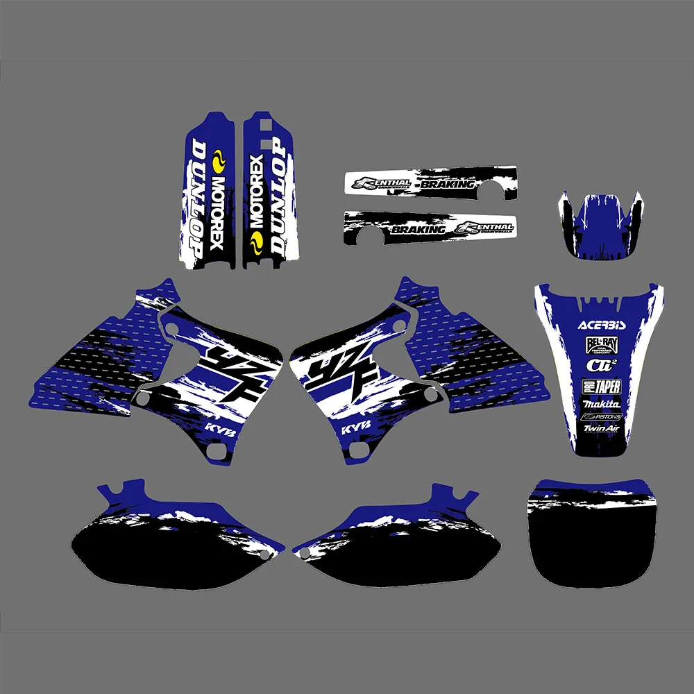   YZ250F YZ400F YZ426F 1999-2002 Full Fairing Graphics Background Decal Sticker  - £262.44 GBP