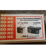 NEW SHO-ME 12-Volt Accessory Outlet w/ Lighted Rocker Switch One Outlet ... - $532.90 MXN