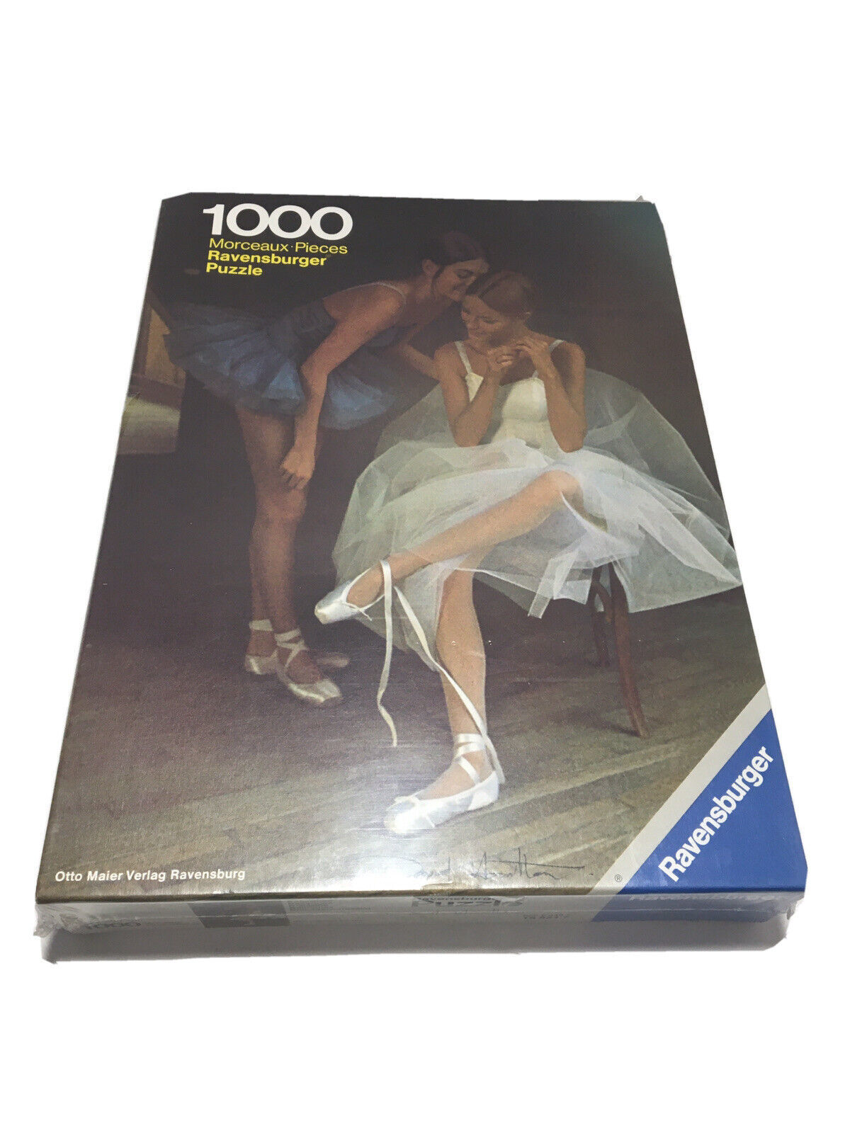 Sealed 1977 Ravensburger Puzzle 1000 pcs Morceaux Pieces Otto Maier Ballerinas  - $74.10