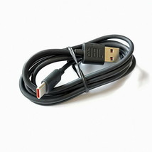 Black USB-C TYPE C cable cord wire For JBL Charge 4/Pulse 4/Flip 5 Speaker - £11.22 GBP
