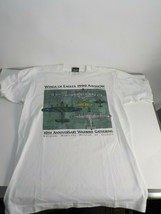 1990 Vintage Wings of Eagles Air Show T-Shirt Geneseo NY Size M - £19.62 GBP
