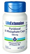 MAKE OFFER! 3 Pack Life Extension Pyridoxal 5-Phosphate Caps 60 caps image 2