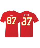 KC Chiefs Travis Kelce Jersey T-Shirt - £21.32 GBP+