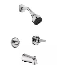 Glacier Bay Aragon Double Handle Tub &amp; Shower Faucet – Chrome - $1,102.23 MXN