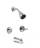 Glacier Bay Aragon Double Handle Tub &amp; Shower Faucet – Chrome - $1,102.23 MXN