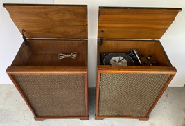 RARE Setchell Carlson 1959 Console Tube Stereo RP91 + Extension Speaker ~ Works! - £590.73 GBP