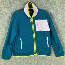 Ivory Ella Fleece Jacket Women&#39;s Large Full Zip 100% Polyester Blue L - $365.38 MXN