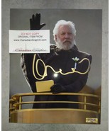 Donald Sutherland Hand Signed Autograph 8x10 Photo COA The Hunger Games - $125.00