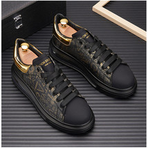 Mixed Color Print Men&#39;s Shoes Air Cushioned Sneakers Casual Flats Trainers C - £79.93 GBP