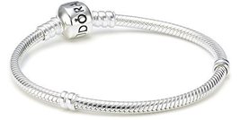 Pandora Starter Clasp Bracelet in 925 Sterling Silver - 590702HV-17 - £45.43 GBP