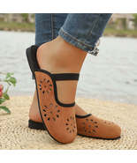 Cutout Round Toe Slip-Ons - $53.31 CAD