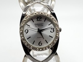 Embassy By Gruen Watch Women New Battery Silver Tone 30mm - £17.58 GBP