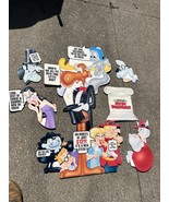 Rocky and Bullwinkle cardboard cut out lot - $2,351.90 MXN
