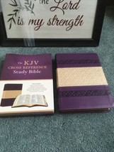 KJV CROSS REFERENCE STUDY BIBLE PURPLE RED LETTER - $26.75