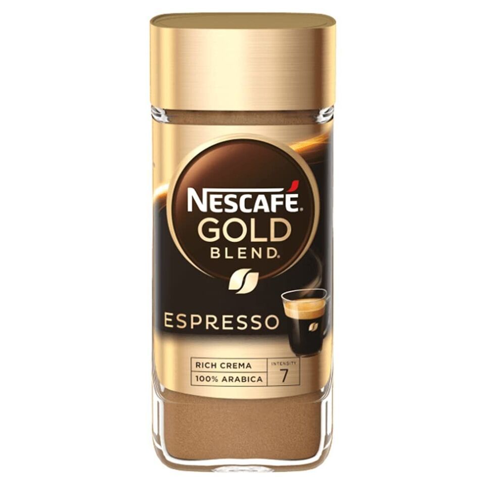 Nescafe Gold Espresso Italian Style Rich with Crema,Ground, 100 g Bottle, Glass - £25.88 GBP