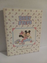 Disney Mickey &amp; Minnie Baby Steps: A Disney Baby Record Book  Unused See... - £15.24 GBP