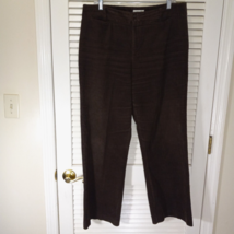 Christopher &amp; Banks Brown Corduroy Pants Size 12 Cords Cotton Pockets In... - $15.95