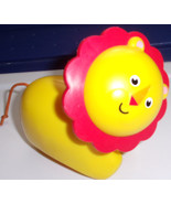 Fisher Price Plastic Yellow Lion Rolling Rattle - $7.99