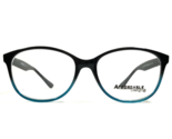 Affordable Designs Eyeglasses Frames HEATHER BLACK/BLUE Round 53-17-145 - $49.49