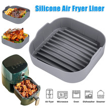 Air Fryer Silicone Pot Basket Liners Non-Stick Safe Oven Baking Tray Accessories - £26.37 GBP