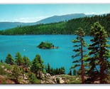 Vista Di Smeraldo Bay Lago Tahoe California Ca Unp Cromo Cartolina C20 - $4.04