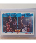 1991-92 NBA Hoops 306 Michael Jordan Karl Malone Scoring Leaders NM/Mint - £259.14 GBP