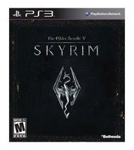 The Elder Scrolls V: Skyrim Sony PlayStation 3 PS3 Game Complete w/ Manual &amp; Map - £7.04 GBP