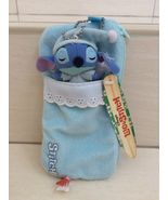 Disney Stitch Pajamas Sleep Plush Doll Bag. Good Night Theme. Very RARE - £19.95 GBP