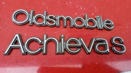 1992 93 94 95 96 97 98 Oldsmobile Achieva S Rear Emblem Badge Nameplate Oem Used - £12.94 GBP