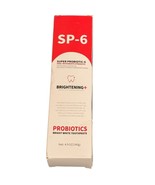 SP-6 Super Probiotic-6 Whitening Toothpaste 4.9 oz/140 g Bright White Wh... - $238.21 MXN