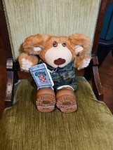Vintage 1986 Furskins 14&quot; J. Livingston Clayton Scout Plush Bear Good Co... - $29.65
