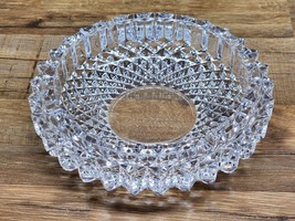 Princess House 24% Genuine Lead Crystal Dish Trinket Bowl - Sparkles Und... - $24.98