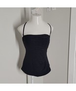 Gottex One Piece Classy Swimsuit ~ Sz 10 ~ Black ~ Removable Straps - $40.49