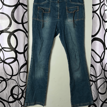 Revolt 90s Y2K Flare denim jeans, size 16 - £14.06 GBP