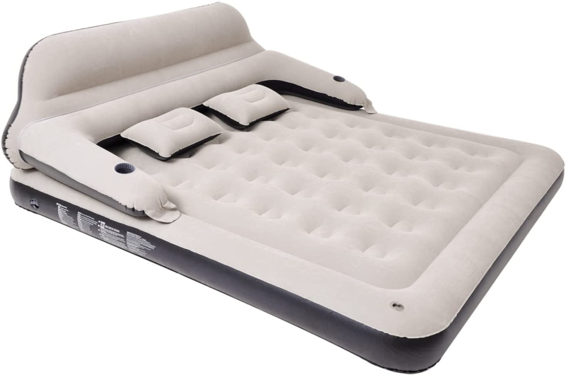 Primary image for Air Mattress Inflatable Sofa Bed With Adjustable Backrest Flocking Airbed NEW