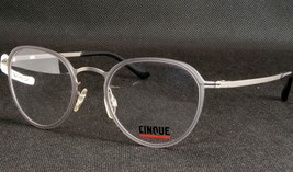 Cinque By Vistan 11018 1 Argento Grigio Unico Raro Occhiali da Sole 49-20-140mm - $95.97